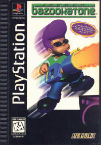 Johnny Bazookatone Playstation US box art